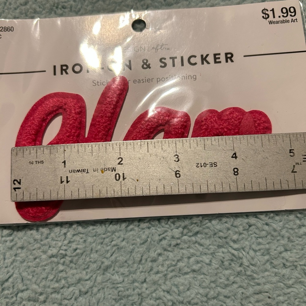 Barbie Pink Script Iron-On Patch - Picture 9 of 15